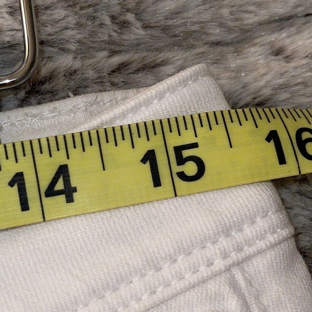 J. Jill Authentic Fit slim ankle White Denim Jeans Sz. 6 - Picture 12 of 16